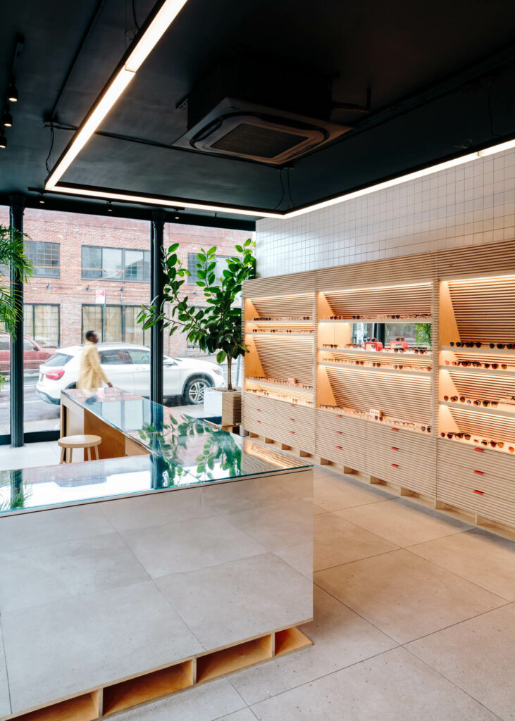 玻璃顶服务柜台