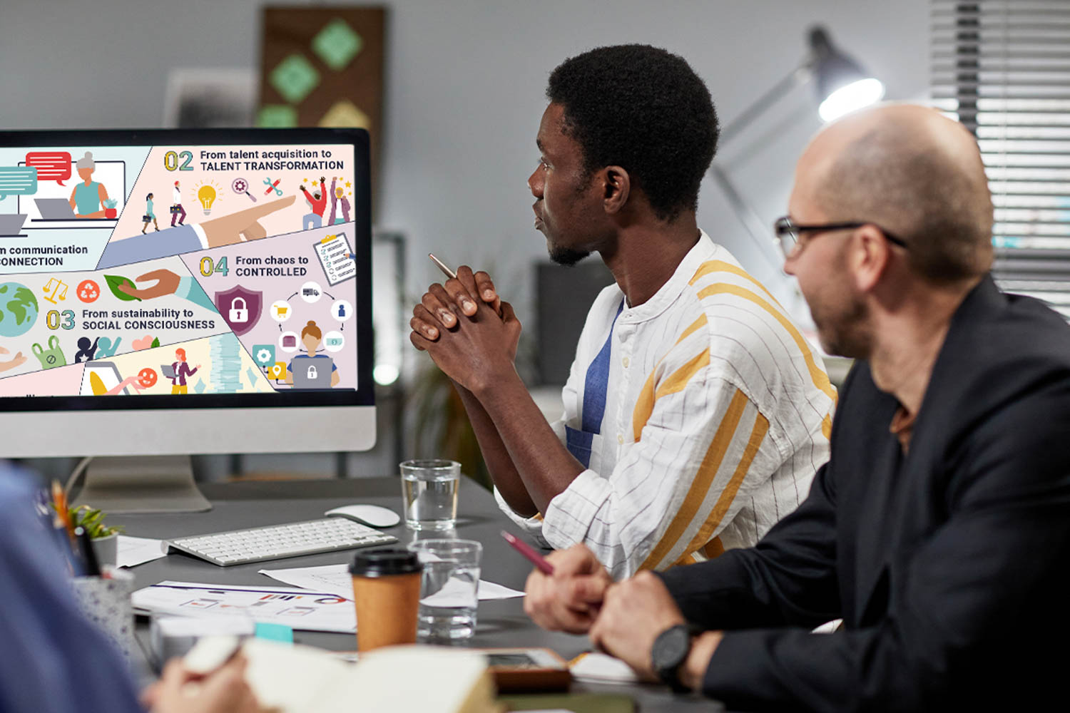 设计师看屏幕演示文稿