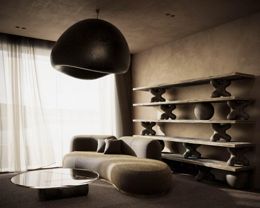 iblioteka,2023独特工作签名Serhii Makhno手形陶瓷公司Wood