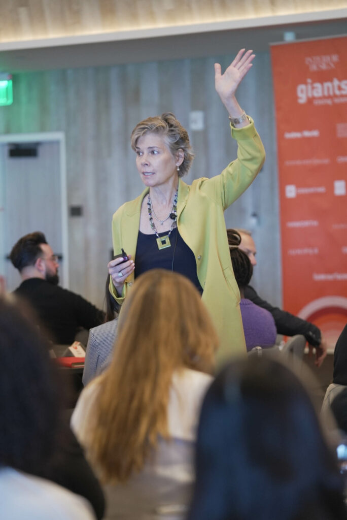 Nancy O'Brien在Giants和Rising人才讲幸福