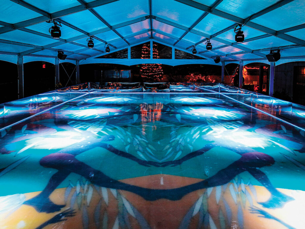 稀疏滑冰场图像