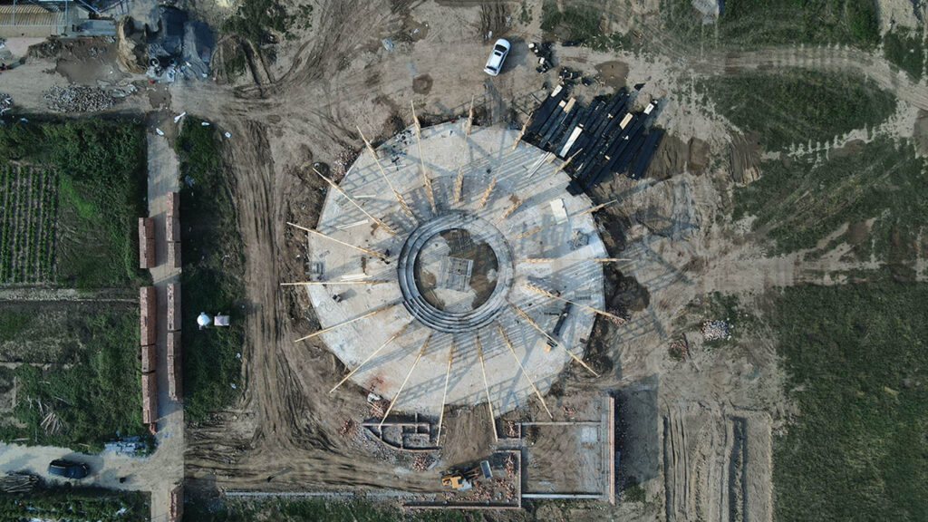 风景馆可以看到水泥楼