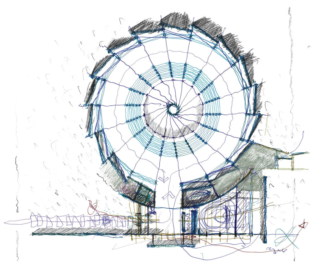 画馆看起来像轮子